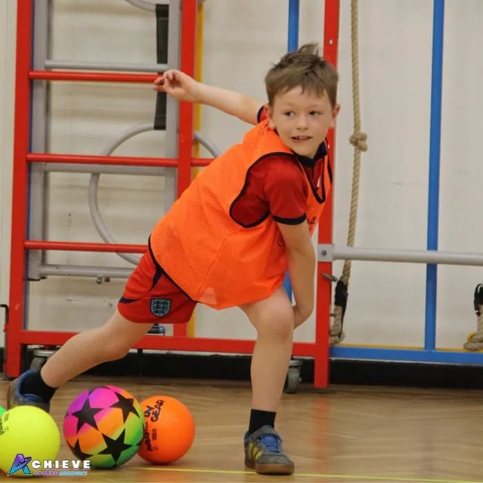 Children enjoying a holiday camp activity
