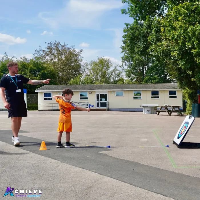 Curriculum PE lesson delivered by Achieve Sports Academy