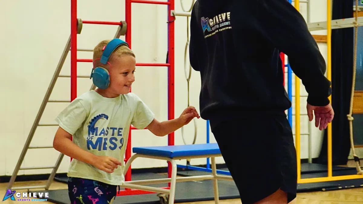 Children enjoying a Play Learn Achieve activity session