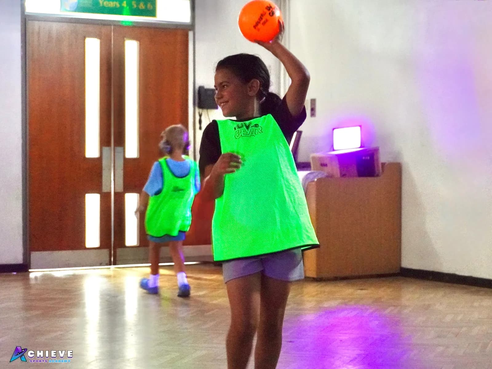 Children enjoying a Play Learn Achieve holiday camp or activity session